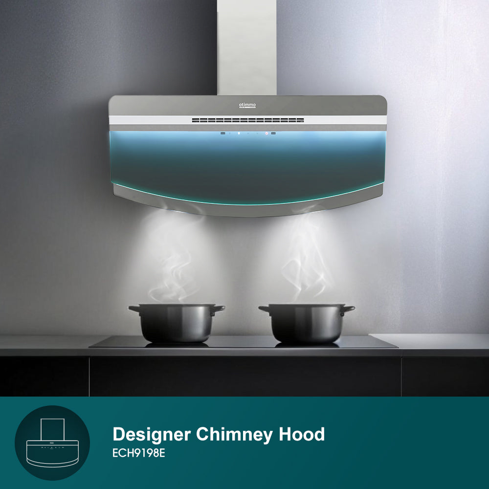 90cm 1400m3/h Designer Chimney Hood (Cool Breeze)
