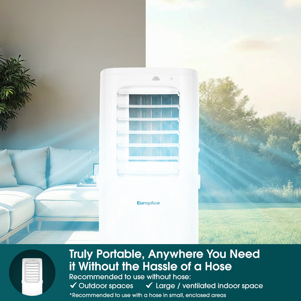 4-IN-1 Hoseless Spot Cooler with Air Con Compressor | Hybrid Cooling Technology, 60% Energy Savings, 3 to 7x More Power (13K BTU of Cooling Power)