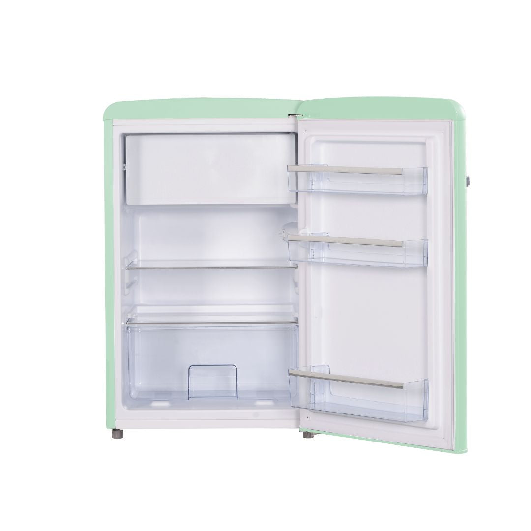 (Pre-Order) 108L Retro 1-Door Fridge | 3 Ticks, Dedicated Freezer Compartment