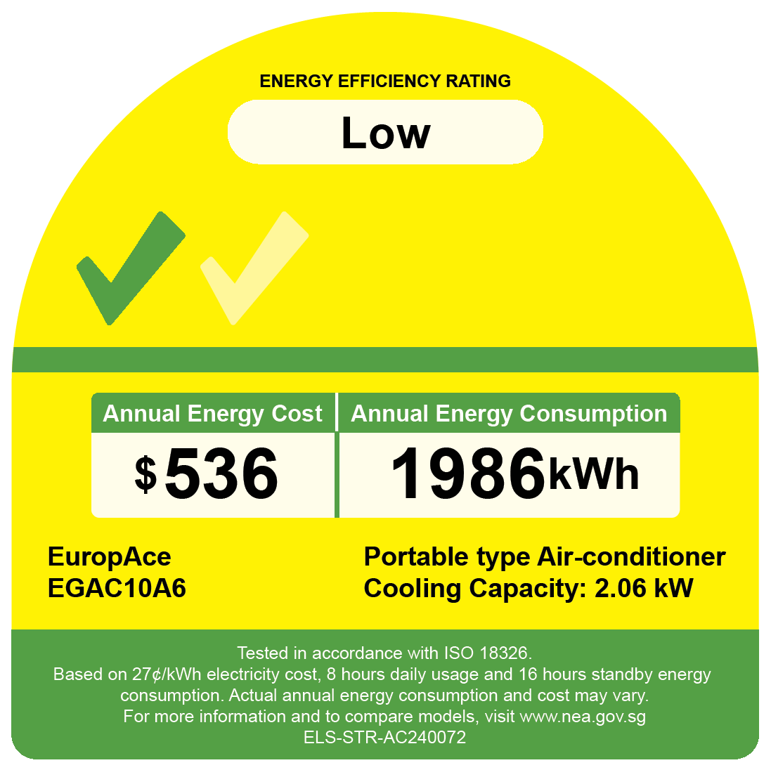 [Upgraded Model] Compact Portable Aircon | 40% Energy Savings, Compact Size, 5y Compressor Warranty